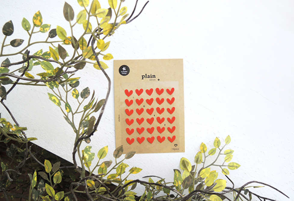 Suatelier Stickers - Corazones rojos