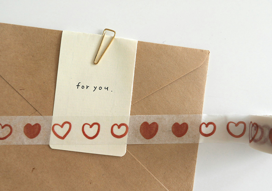 Suatelier Washi- Corazones