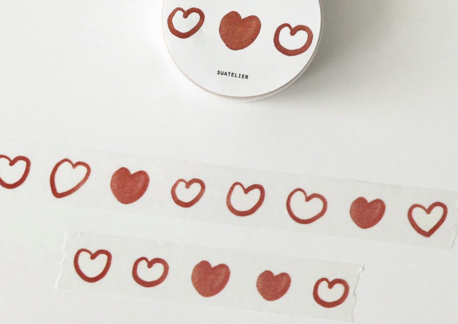 Suatelier Washi- Corazones